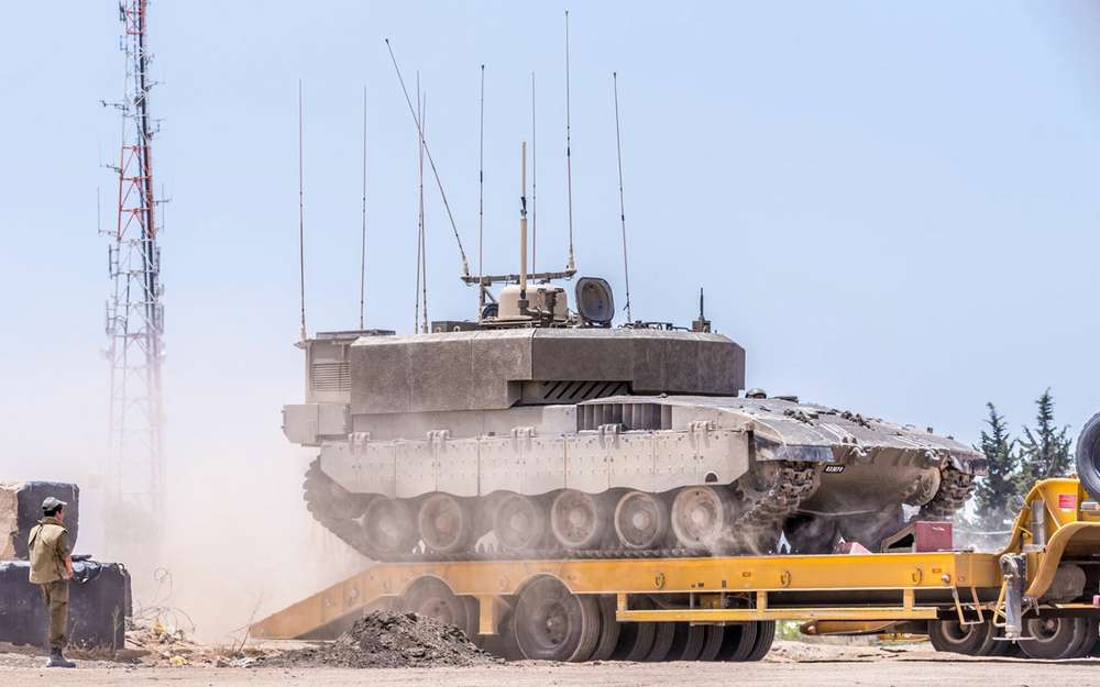 Ofek - израильский танк со странной башней