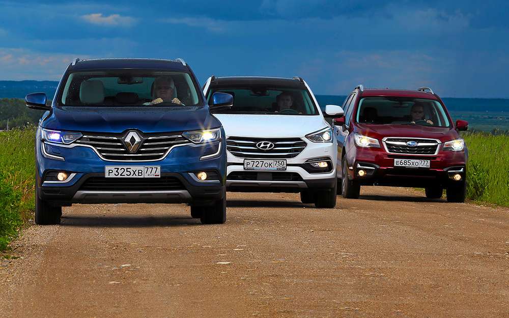 Новый Renault Koleos против конкурентов: буржуа, лесник и ленивец